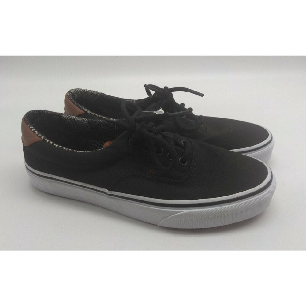 VANS ERA 59 Black Canvas Skate Shoes Class 1011 Men's Size 7.5 9.0 Women's NWOB